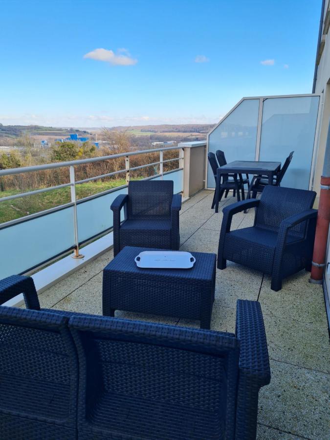 Apartmán Le Panorama, Echappee Mer Dieppe & Parking Prive Rouxmesnil-Bouteilles Exteriér fotografie